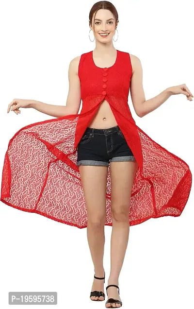 READYON Women Maxi Red Cotton Blend (R-M-A81)-thumb5
