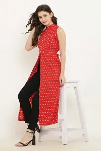 READYON Women Maxi Red Cotton Blend (R-M-A227)-thumb4