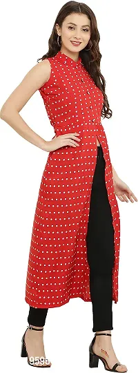 READYON Women Maxi Red Cotton Blend (R-M-A221)-thumb3