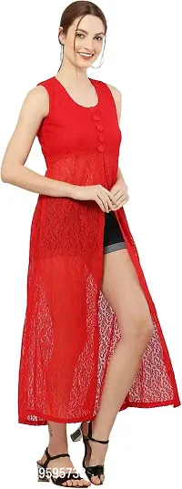 READYON Women Maxi Red Cotton Blend (R-M-A81)-thumb3