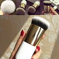 Wagela BEAUTY Professional Foundation Brush for Face Makeup, Face Powder Blending Brush(White)-thumb1