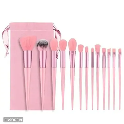 Wagela Beauty Professional Makeup Brush Makeup Brushes for Eyeshadow, Powder, Blush, Concealer, Eyebrow, Blush, Foundation Blending Brush Set With Brushes Pouch Set - 13 Piece