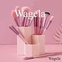 Wagela Beauty Professional Makeup Brush Makeup Brushes for Eyeshadow, Powder, Blush, Concealer, Eyebrow, Blush, Foundation Blending Brush Set With Brushes Pouch Set - 13 Piece-thumb1