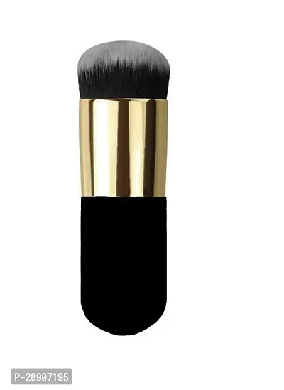 Wagela BEAUTY Professional Foundation Brush for Face Makeup, Face Powder Blending Brush(Black)-thumb0