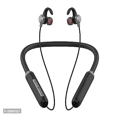 Wagela Sports+ Wireless Neckband Earphones with Dual-Mic Noise Cancellation || IPX4 Splash Proof, Speed Pairing, Magnetic Ear Grip  24 hrs of Playback Time || Incoming Call Vibration, Clear Sound