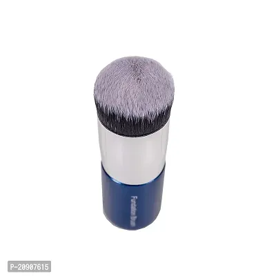 Wagela BEAUTY Professional Foundation Brush for Face Makeup, Face Powder Blending Brush(Blue)-thumb2