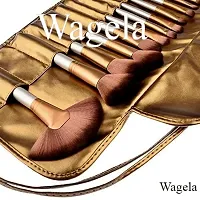 Wagela BEAUTY PROFESSIONAL Makeup Brush Set - 24Pcs Gold Brushes For Eyeshadow, Lip, Powder, Foundation Blending Brush-thumb1