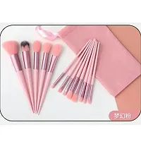 Wagela Beauty Professional Makeup Brush Makeup Brushes for Eyeshadow, Powder, Blush, Concealer, Eyebrow, Blush, Foundation Blending Brush Set With Brushes Pouch Set - 13 Piece-thumb2