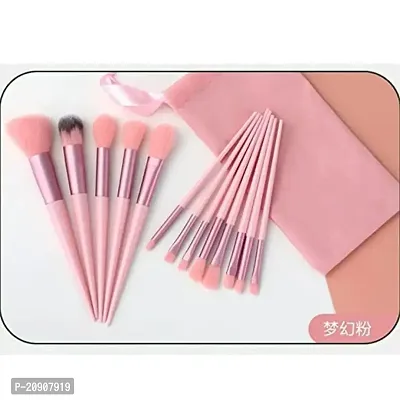 Wagela Beauty Professional Makeup Brush Makeup Brushes for Eyeshadow, Powder, Blush, Concealer, Eyebrow, Blush, Foundation Blending Brush Set With Brushes Pouch Set - 13 Piece-thumb3