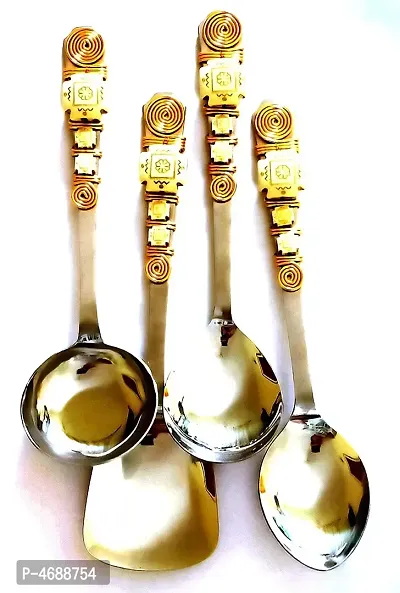 Mini Set of 4 Serving ladles (9 inches)-thumb0