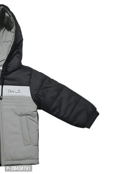 OZZY Kids Winterwear Boys Jacket(OZ10020-Black-20)-thumb4