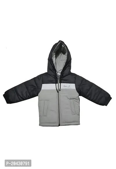 OZZY Kids Winterwear Boys Jacket(OZ10020-Black-20)-thumb0