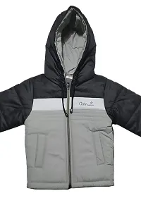 OZZY Kids Winterwear Boys Jacket(OZ10020-Black-20)-thumb2