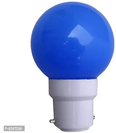 0.5 W Standard B22 Led Bulb -Blue,Pack Of 4-thumb0