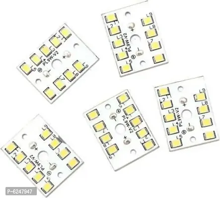 Pack Of 5 9W MCPCD Led Raw Material For Led Bulb Light Electronic Hobby Kit