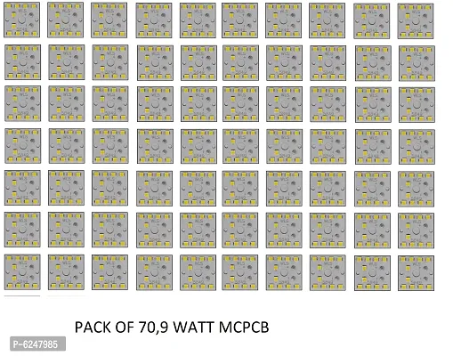 70 Pcs 9 Watt MCPCD Led Bulb Raw Material White Color Light Electronic Hobby Kit