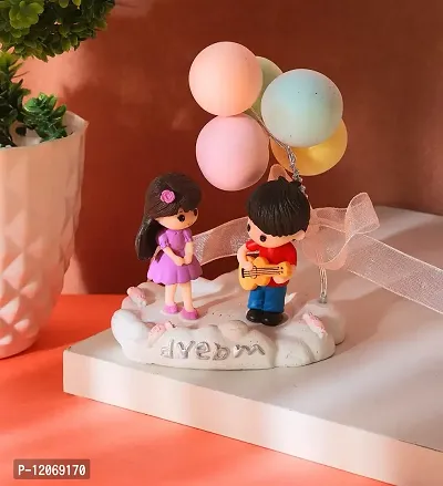 Chocozone Couple Showpiece Miniature Gifts Boy  Girl Valentine Gift for Girls Proposal Gift for Girlfriend