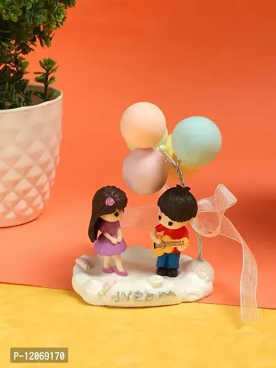 Chocozone Couple Showpiece Miniature Gifts Boy  Girl Valentine Gift for Girls Proposal Gift for Girlfriend-thumb2