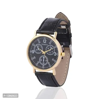 Voesco Analogue Black Dial Watches for Boys & Mens Watch
