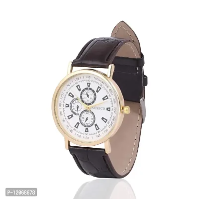 Voesco Analogue White Dial Watches for Boys & Mens Watch