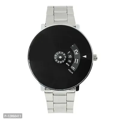 SKYLOFTS Black Dial Centre Rotating Men Watches  Women Watches - Unisex Wrist Watch