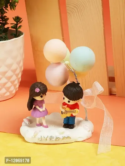 Chocozone Couple Showpiece Miniature Gifts Boy  Girl Valentine Gift for Girls Proposal Gift for Girlfriend-thumb3