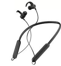 40 Hours Playtime Bluetooth Neckband Bluetooth Headset (Black)-thumb2