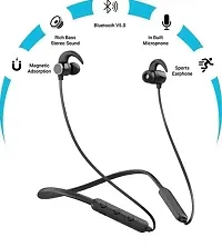 40 Hours Playtime Bluetooth Neckband Headset-thumb1