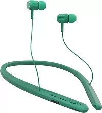 Sports In Ear Bluetooth Neckband Earphone (GREEN)-thumb3