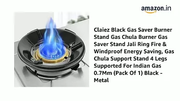 Black Gas Saver Burner Stand-thumb3