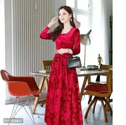 Beautiful Velvet Dress For Women