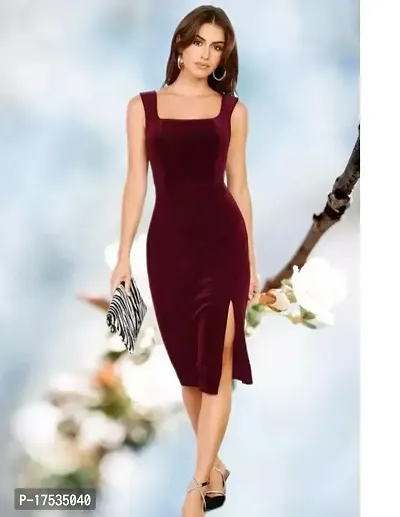 Beautiful Velvet Dress For Women