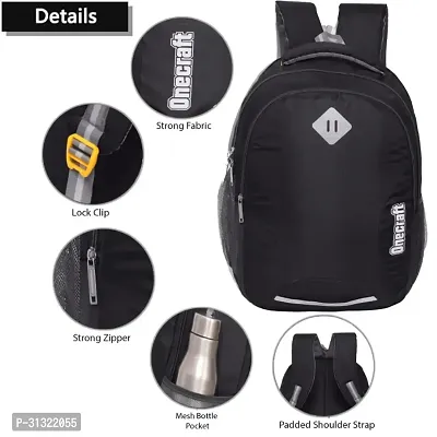 Trendy 35L Unisex Backpack For School College Offices-thumb2