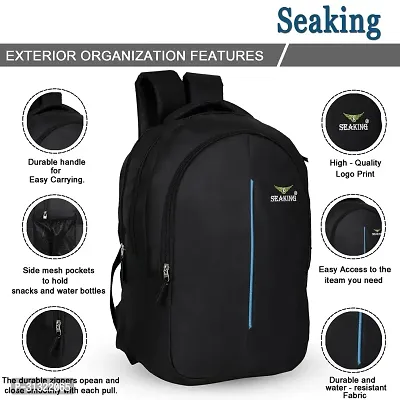 Trendy 25L Unisex Backpack With LED Digital Watch-thumb4