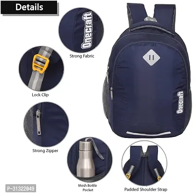 Trendy 45L Unisex Backpack With LED Digital Watch-thumb4