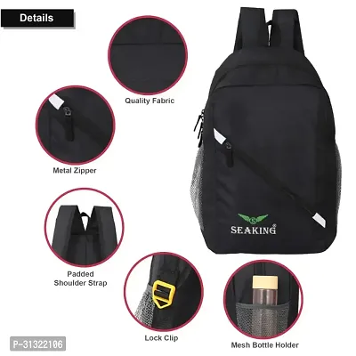 Trendy 25L Unisex Backpack For School College Offices-thumb3