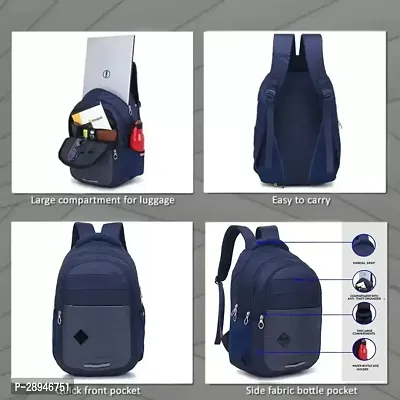 Stylish Solid Waterproof Backpacks For Unisex-thumb2