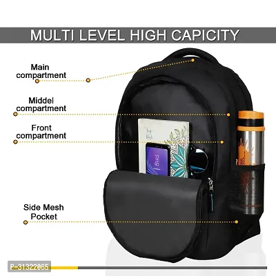 Trendy 25L Unisex Backpack With LED Digital Watch-thumb3