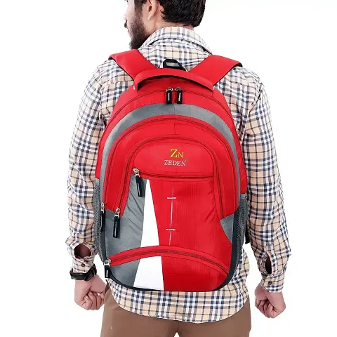 Stylish Self Pattern PU Backpack