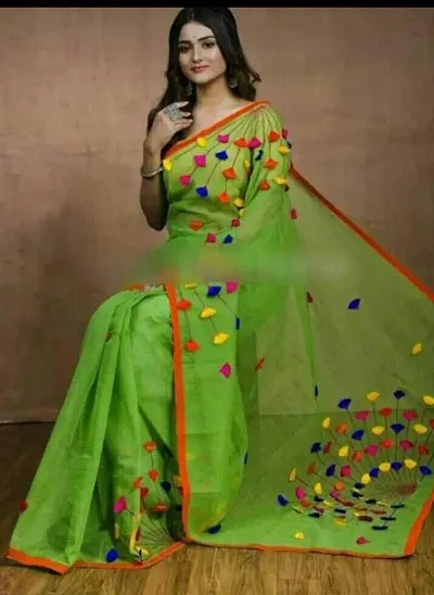Handpicked Multicolor Cotton Silk Phulia Sarees