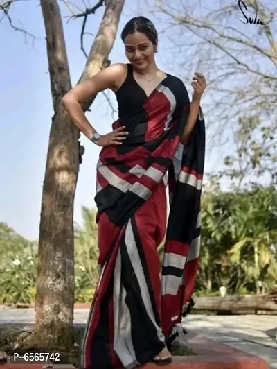 RESHMA COTTON SILK STRIPED SAREE-thumb0