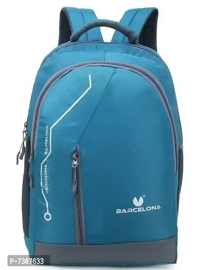 Stylish Fancy Polyester Solid 24 Ltr Trendy School Bag - College Backpack With Rain Cover