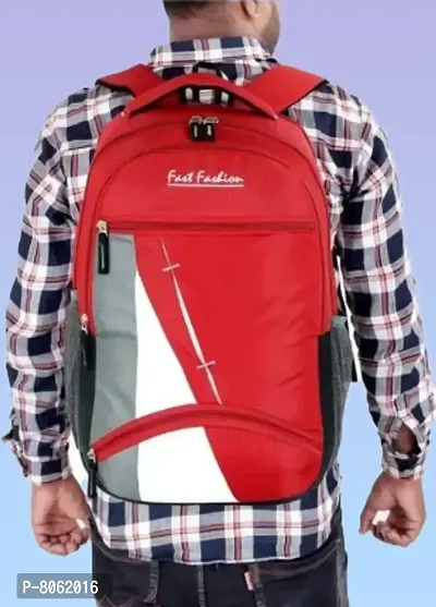 Classic Modern Polyester Laptop Backpack-thumb2