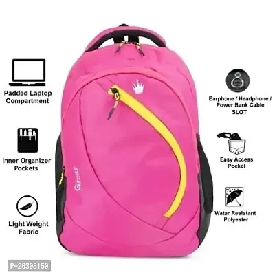 Grear Laptop Backpack, Water Resistant College Computer Bag For School, Fits 15.6 Inch Notebook 31 Ltrs