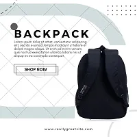 Classic Black Themed Backpack For Everyone-thumb1