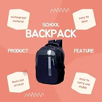 Classic Black Themed Backpack For Everyone-thumb4