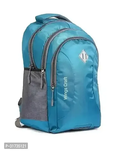 Stylish Blue Solid Backpacks For Men-thumb0