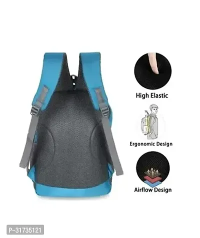 Stylish Blue Solid Backpacks For Men-thumb2