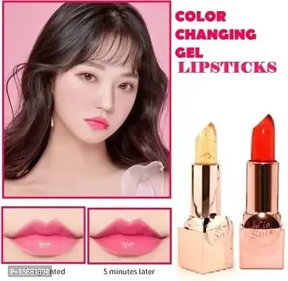 Wiffy Color Changing with Temperature Mood Lipstick Moisturizer Jelly Baby Tomato Red??(PINK, RED, 6.12 g)