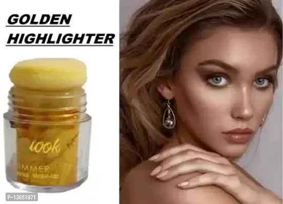 wIFFY THE BEST BEAUTY GOLDEN SHIMMER HIGHLIGHTER Highlighter??(GOLDEN)